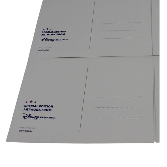 Special Edition Disney Postcards Mickey Baby Groot Darth Vader Castle Set of 4 - Picture 7 of 7